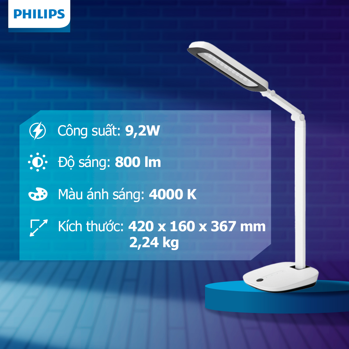 Đèn bàn Philips RobotPlus DSK601