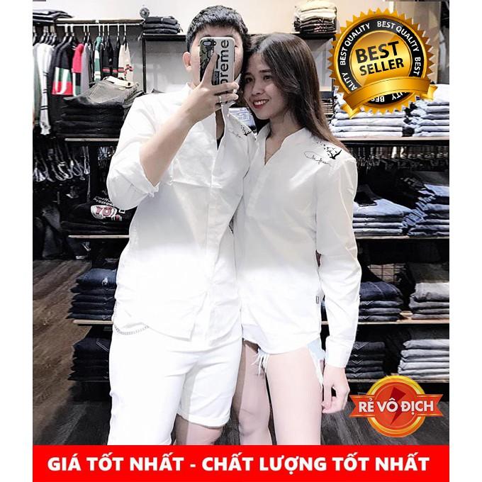 ÁO SƠ MI ĐÔI CỔ TRỤ HỌA TIẾT CHIM BAY CAO CẤP | GIÁ 1 ÁO