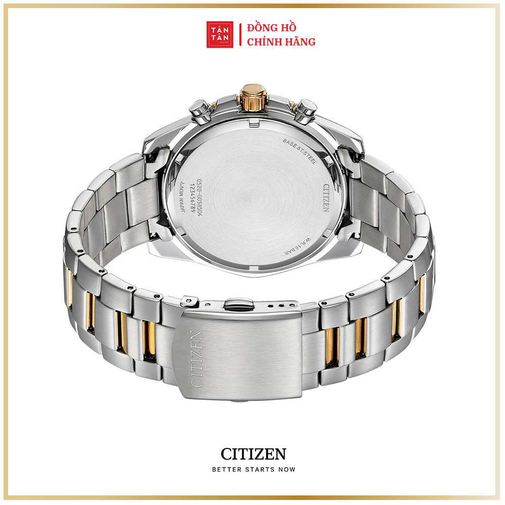 Đồng hồ Nam Citizen Quartz Chronograph AN8204-59H 46.5mm