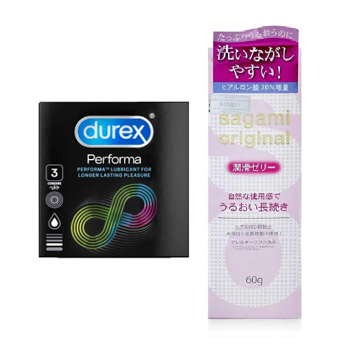 Combo Bcs chống xts Durex Performa - 3s + Gel Sagami Original"