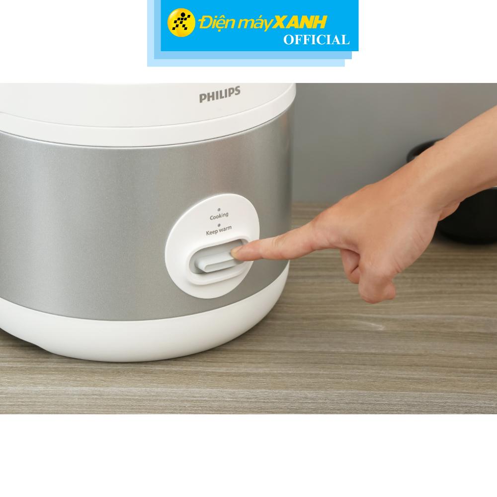 Nồi cơm nắp gài Philips 1.8 lít HD3008/30 - Hàng Chính Hãng