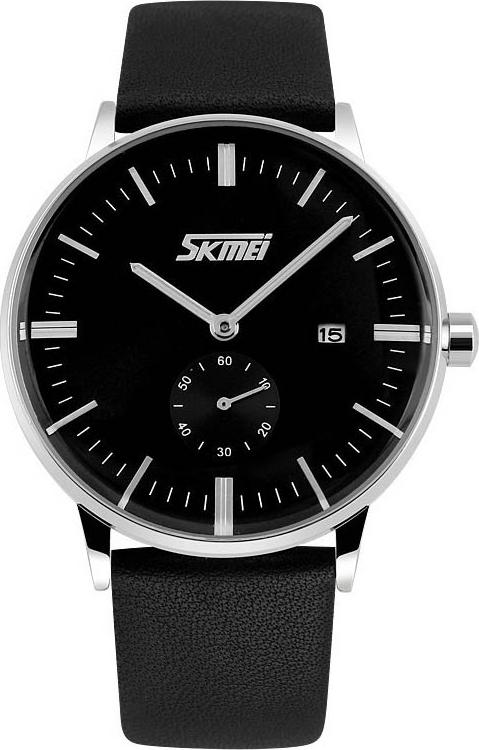 Đồng hồ nam Skmei dây da kim rốn thời trang trẻ trung JS-9083