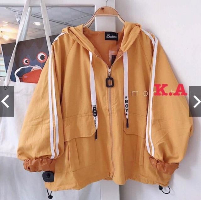 ÁO KHOÁC GIÓ NỮ FORM RỘNG CÁ TÍNH