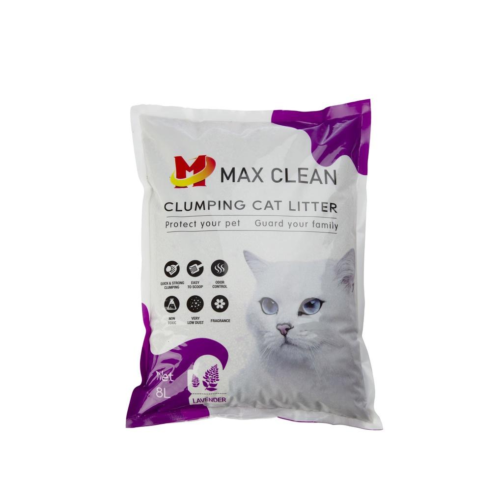 1 TẢI 6 BỊCH 24KG Cát Vệ Sinh Cho Mèo Max Clean- HeLiPet