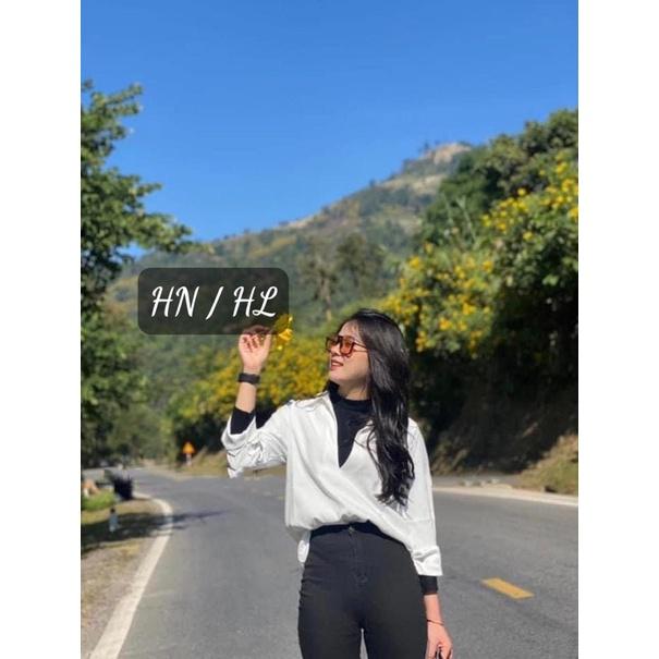 Set áo sơ mi phối áo thun