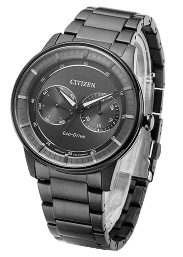 Đồng Hồ Nam Citizen Dây Thép Không Gỉ BU4005-56H - Mặt Đen