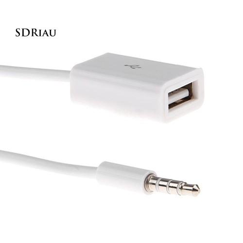 Cáp Chuyển Đổi Âm Thanh Mp3 3.5mm Sang Usb 2.0 Cho Xe Hơi
