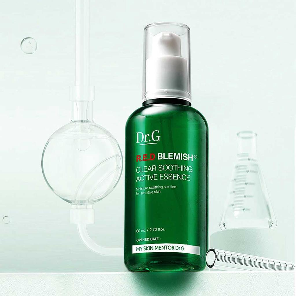Dr.G Tinh chất làm dịu, phục hồi da và làm đều màu da R.E.D Blemish Clear Soothing Active Essence 80ml