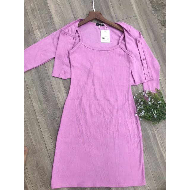Váy 2 dây kèm áo khoác thời trang XIXO cao cấp mã DAM0040