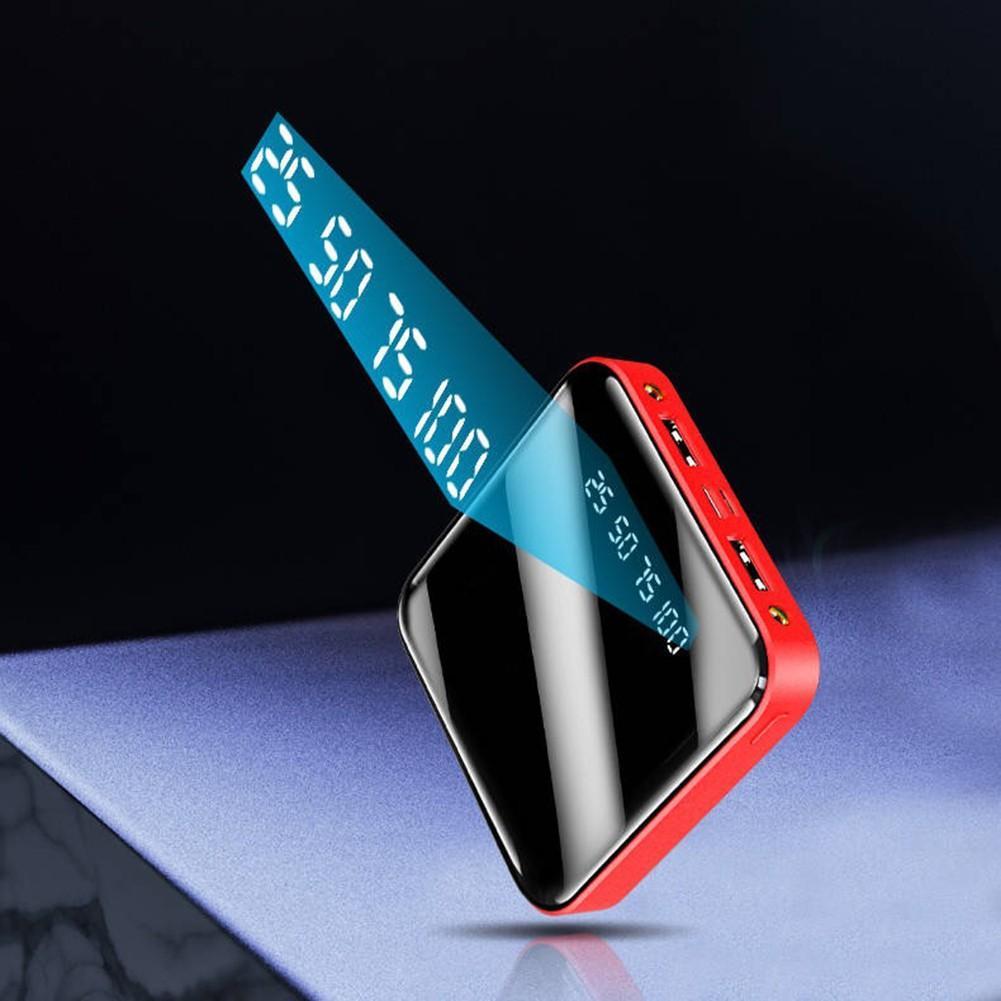 Pin Sạc Dự Phòng Mini Có Màn Hình Hiển Thị 20000mah Dành Cho Điện Thoại