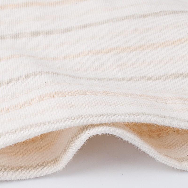 Bộ lửng hè bé trai bé gái 100% organic cotton hữu cơ tự nhiên không tẩy nhuộm hóa chất an toàn cho bé
