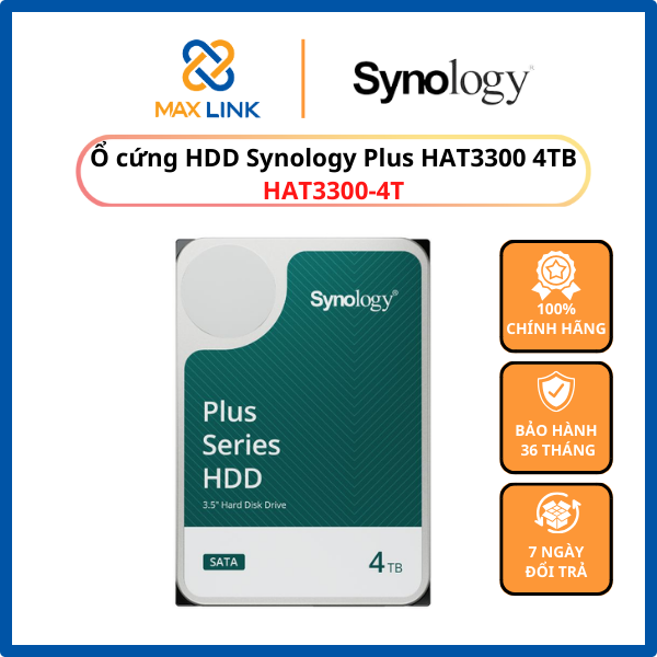 Ổ cứng HDD Synology HAT3300-4T - HÀNG CHÍNH HÃNG