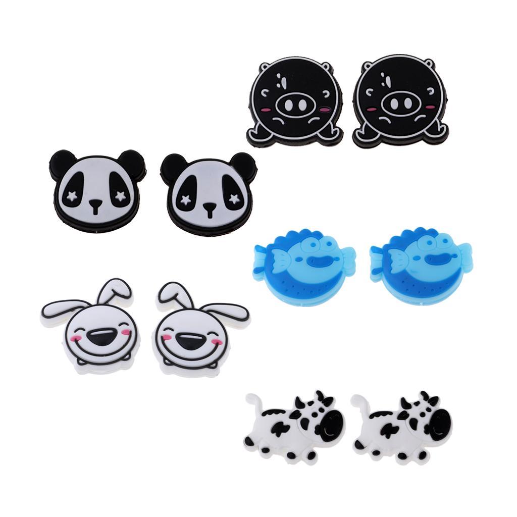 4x Premium Silicone Sports Tennis Racquet Shock Absorber Vibration Dampeners