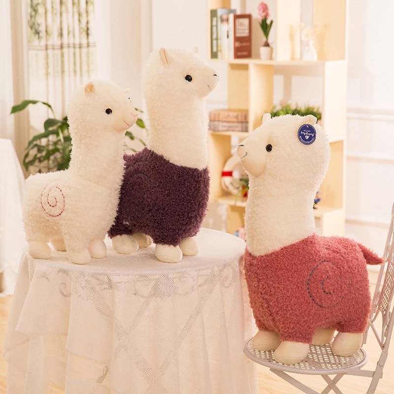 Thú Bông Lạc Đà A Đán Bá Đạo Alpaca 38cm Quà Tặng Cưng Xỉu Siêu Hot