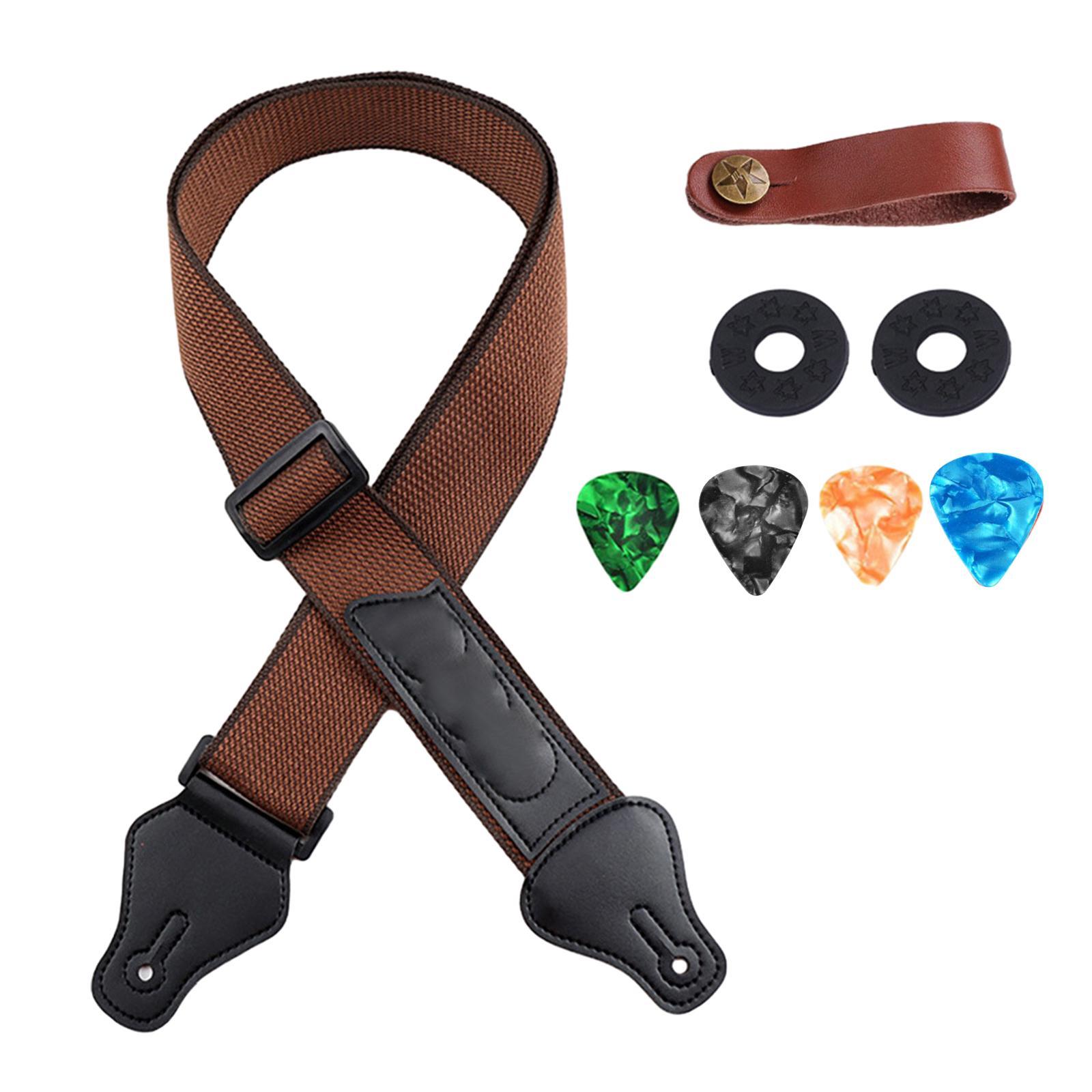 Electric Guitar Strap Guitar Strap for Acoustic Guitar Leisure Lengthened Professional for Mandolin Replacement Beginner