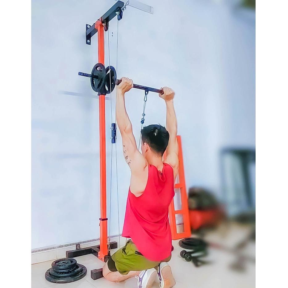 Máy tập gym đứng đa năng gia đình tập được hơn 15 bài tập giá rẻ, phù hợp cho cả phụ nữ và nam giới