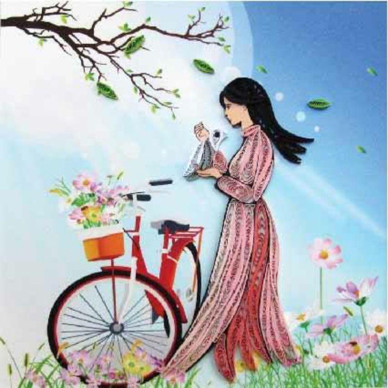 THIỆP QUILLING PHONG CẢNH VIỆT NAM