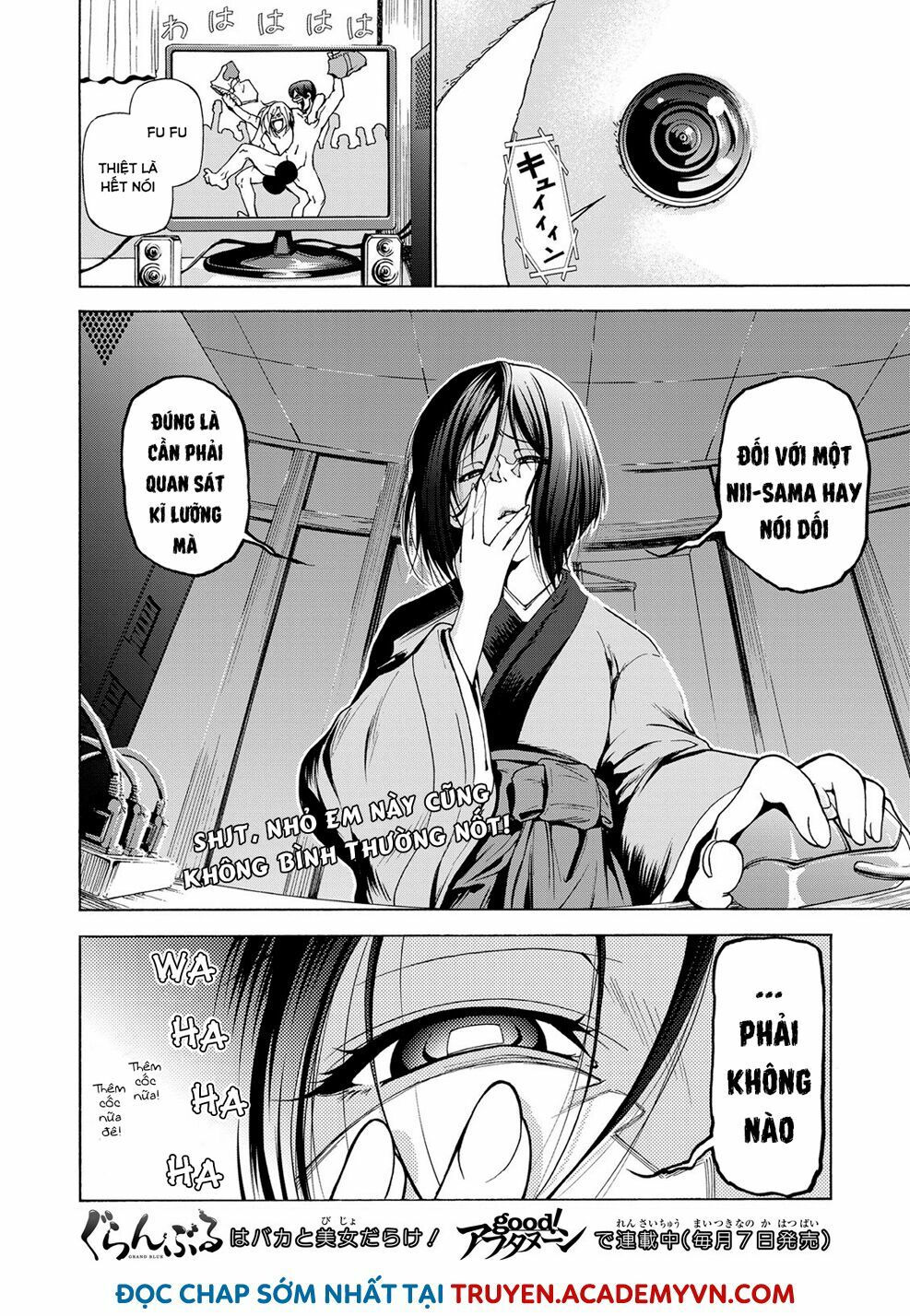 cô gái thích lặn - grand blue chapter 25.5 12