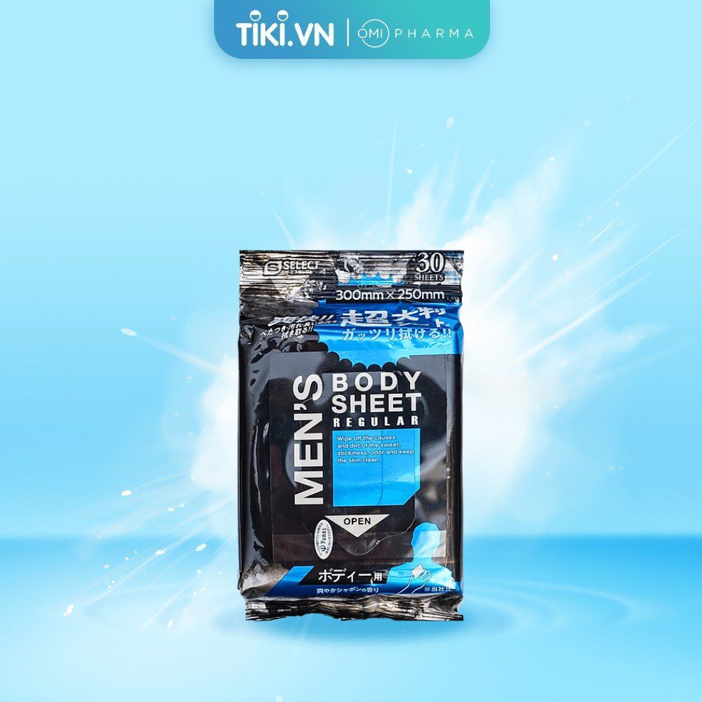 Khăn Ướt Khử Mùi Và Làm Mát Cơ Thể Cho Nam S Select Nhật Bản