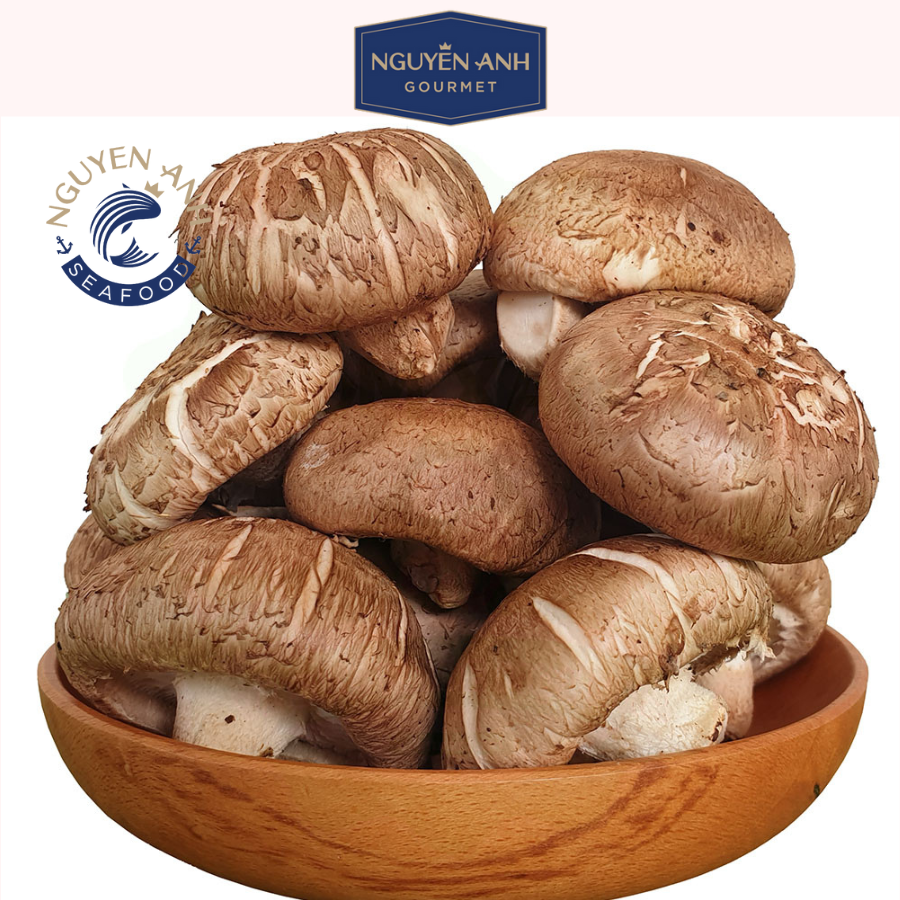 Nấm đông cô tươi 1kg nông trại Nấm Xanh