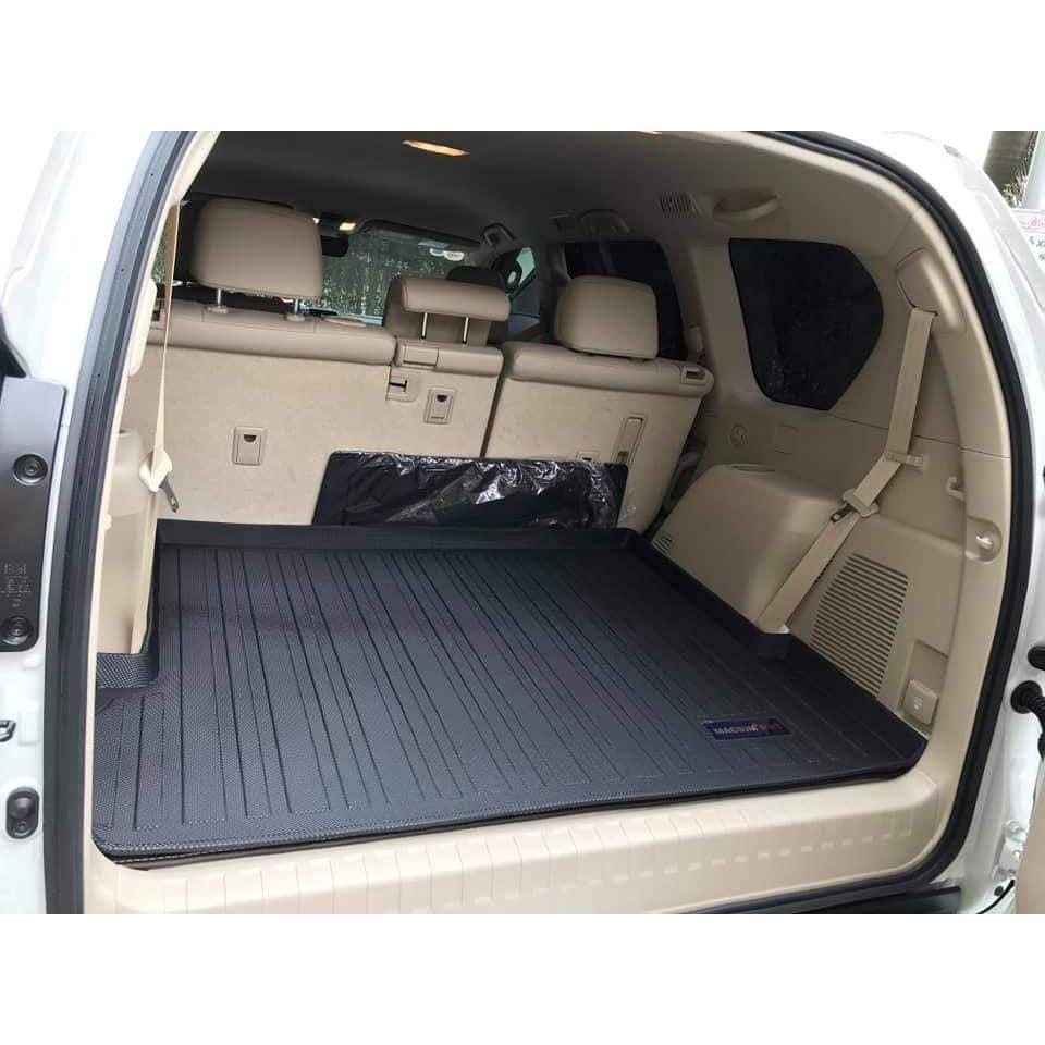 Thảm lót cốp xe ô tô Toyota Prado 2009- đến nay nhãn hiệu Macsim chất liệu TPV cao cấp màu đen, màu be