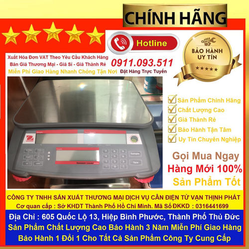 Cân Điện Tử OHAUS RC21P 3 kg