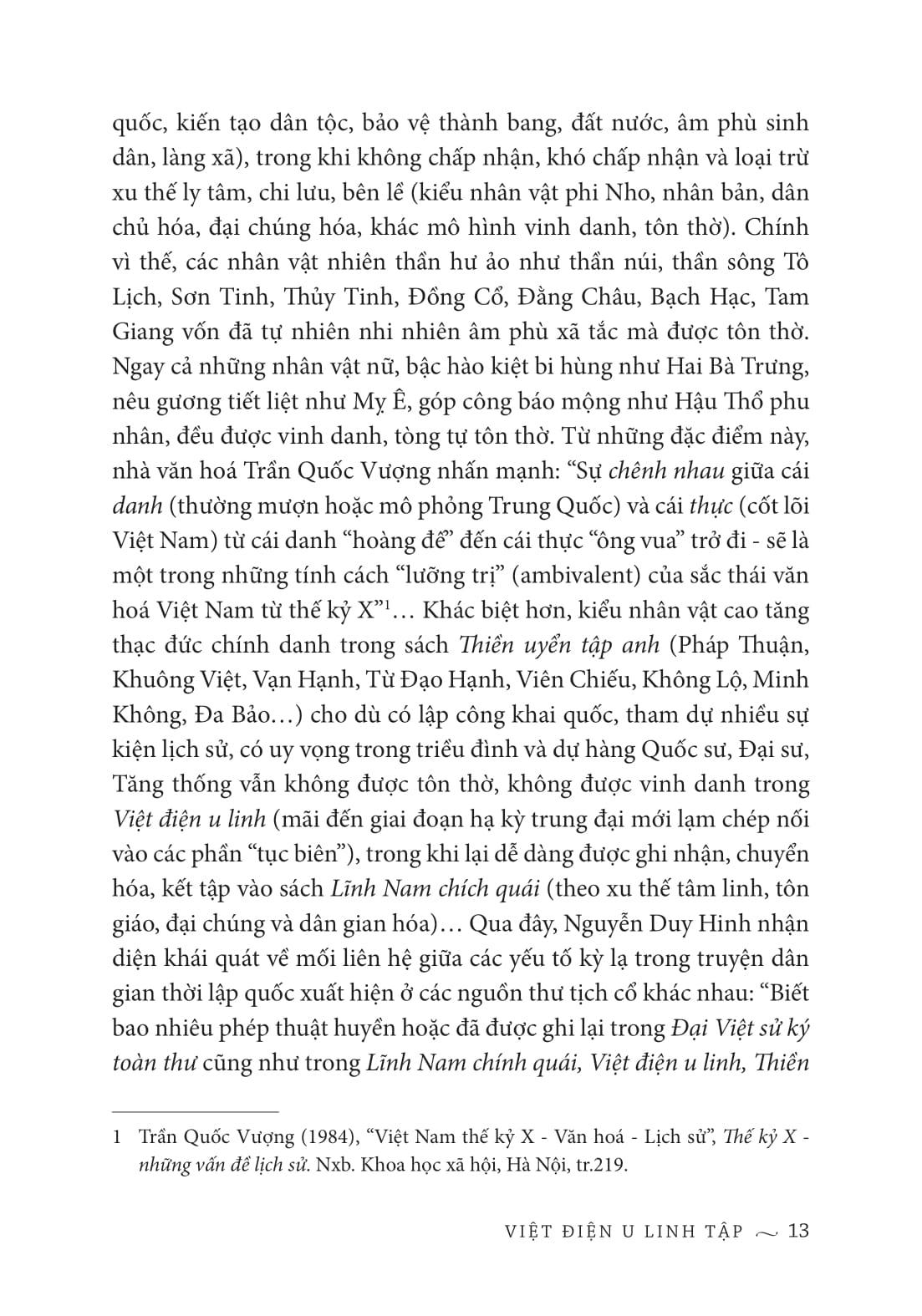 Sách - Cảo Thơm - Việt Điện U Linh Tập - Bìa Cứng