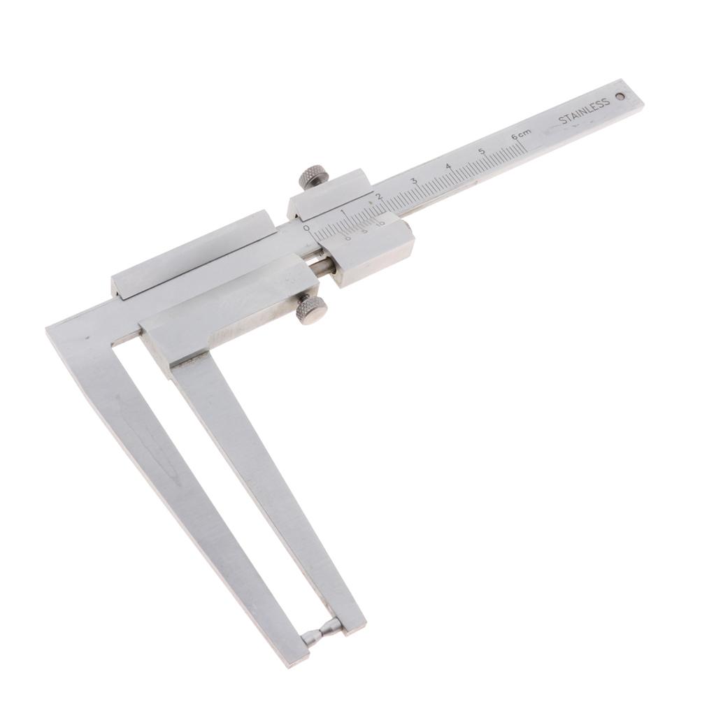 Dây Thép Không Gỉ Phanh Đĩa Phanh 0-60 Mm Vernier Caliper Dụng Cụ Đo