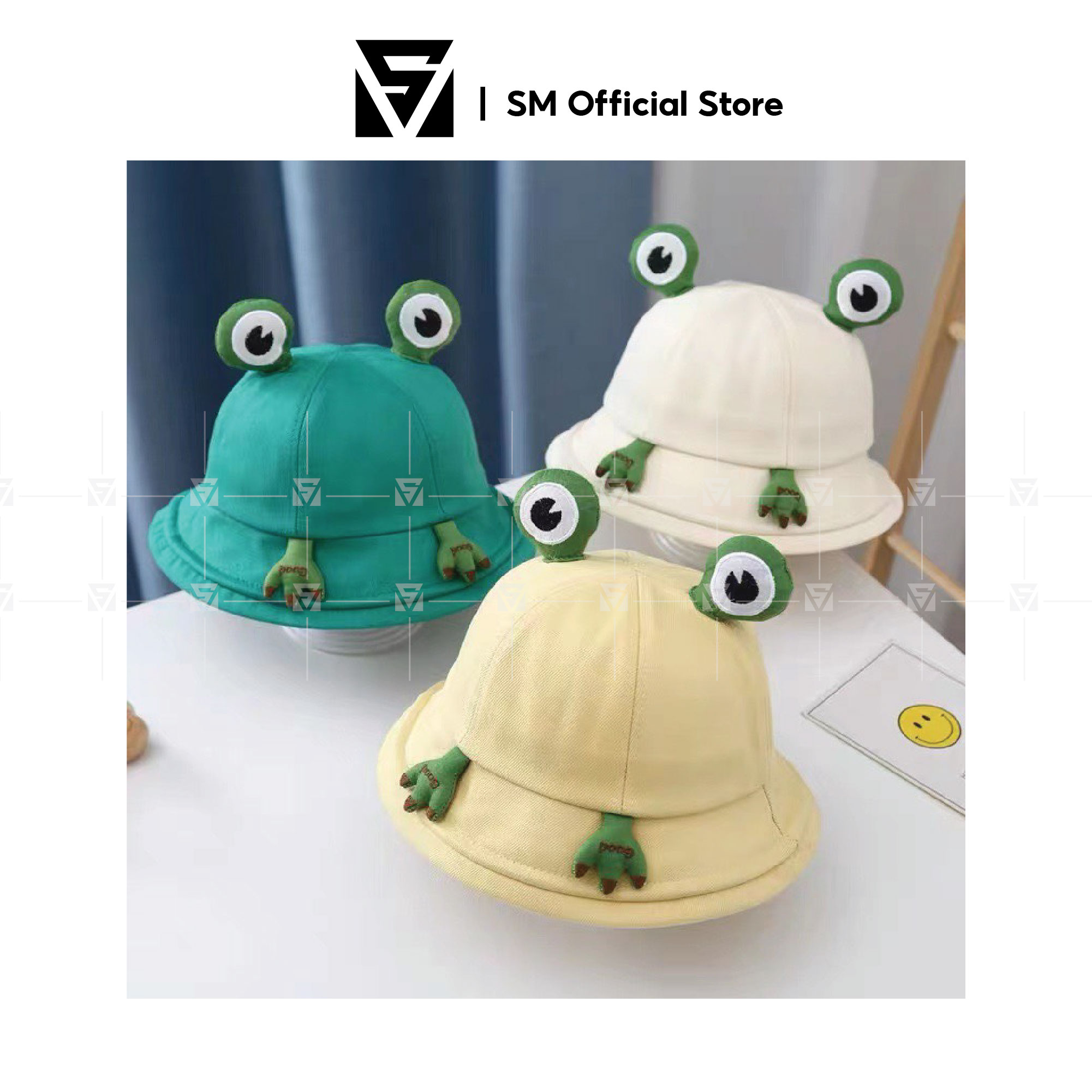 Mũ Nón Bucket Hat Hình Ếch Dành Cho Unisex Nam Nữ Phong Cách Ulzzang Hàn Quốc - SMN029