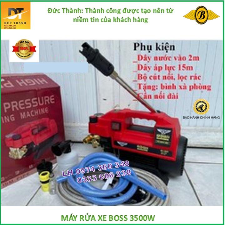 Máy rửa xe BOSS công suất 3500W. nhập khẩu nguyên chiếc.