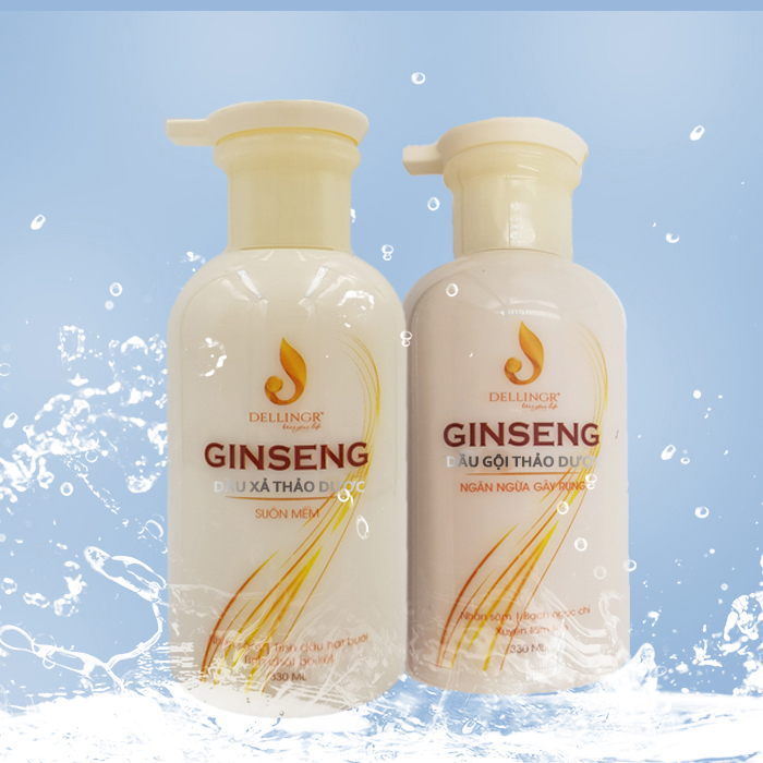 Dầu xả thảo dược nhân sâm DELLINGR GINSENG 330ml