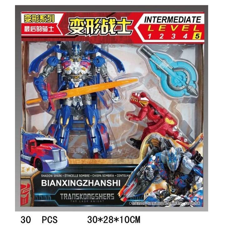 COMBO 2 Robot Transformer Bộ Lắp Ráp Ô tô Robot Bumblebee và Ô Tô Robot Optimus Prime 6313