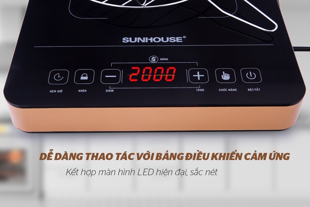 Bếp hồng ngoại Sunhouse SHD6015 - Hàng Chính Hãng