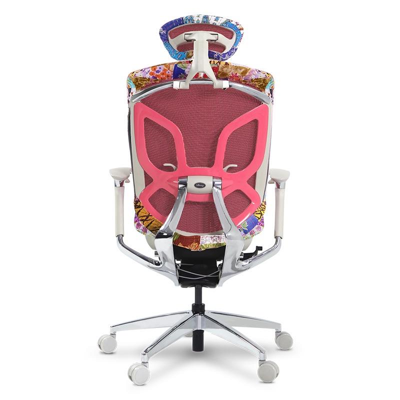 Ghế Ergonomic Công Thái Học Butterfly - Customize Flower Fabric