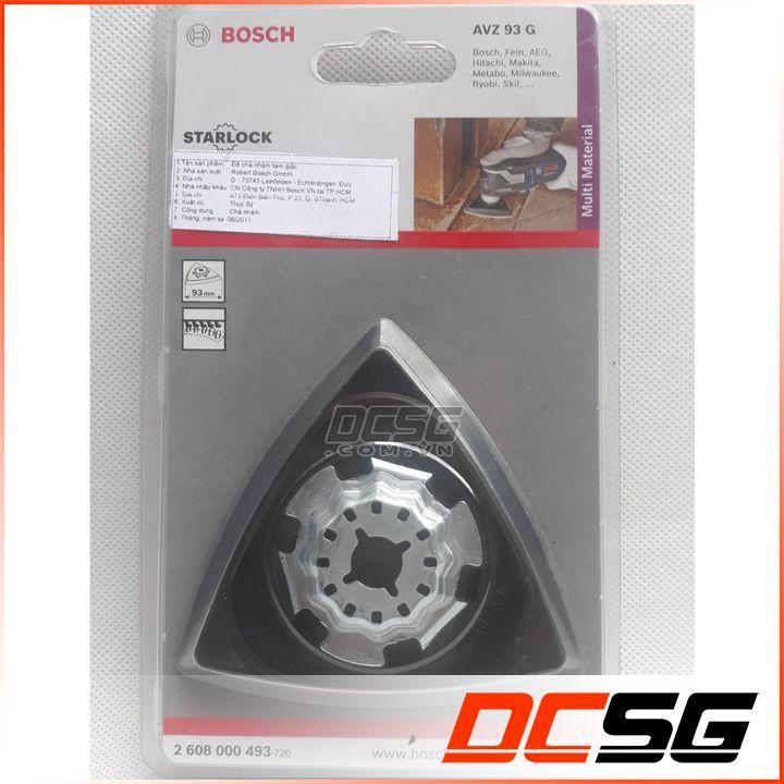 Đế chà nhám tam giác AVZ 93 G Bosch 2 608 000 493