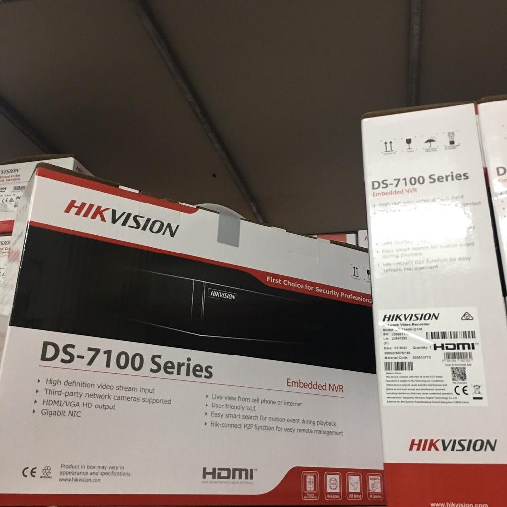 Đầu ghi hình IP Hikvision,nén H.265,cổng PoE DS-7104NI-Q1/M,DS-7104NI-Q1/4P/M,DS-7108NI-Q1/M, DS-7108NI-Q1/8P/M - Hàng Chính Hãng