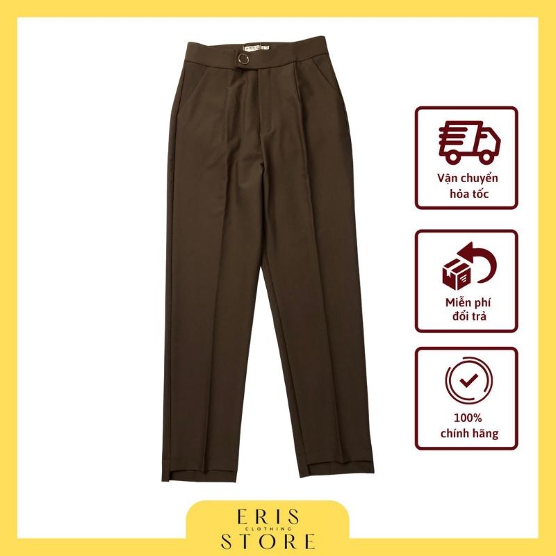 Quần baggy đai tròn gấu lệch ERIS