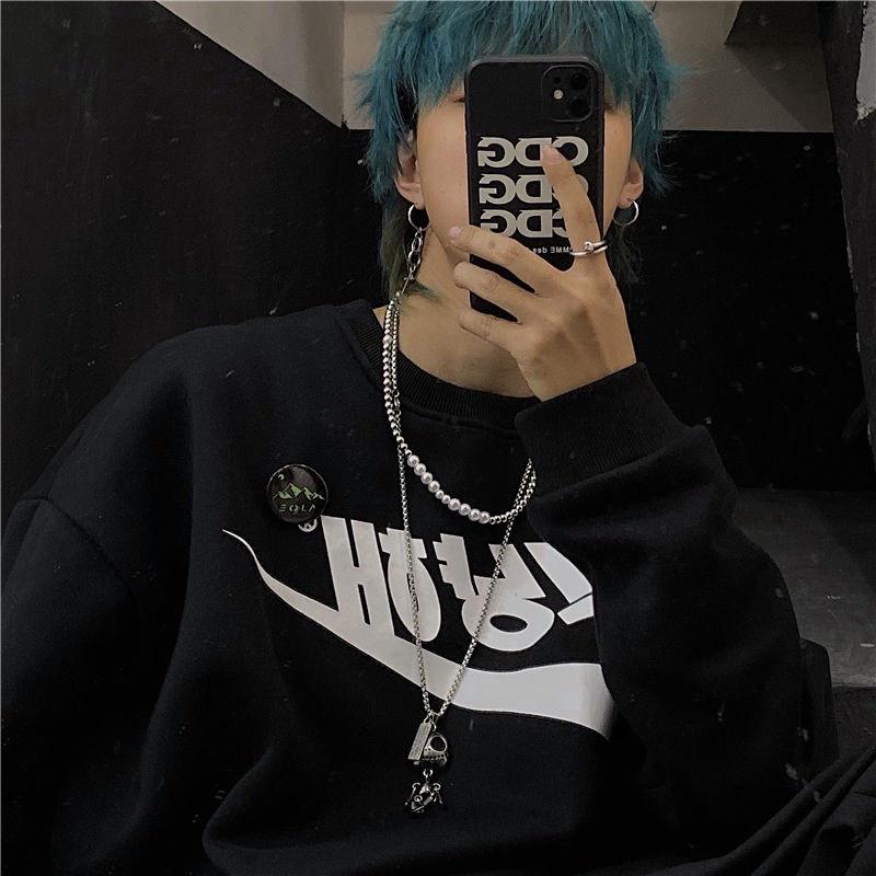Dây Chuyền Vòng Cổ Nam Chuỗi Trơn Cuban Basic Thời Trang Ngầu Hiphop Titan Đẹp Không Gỉ Mặt Hình Người Ngoài Hành Tinh