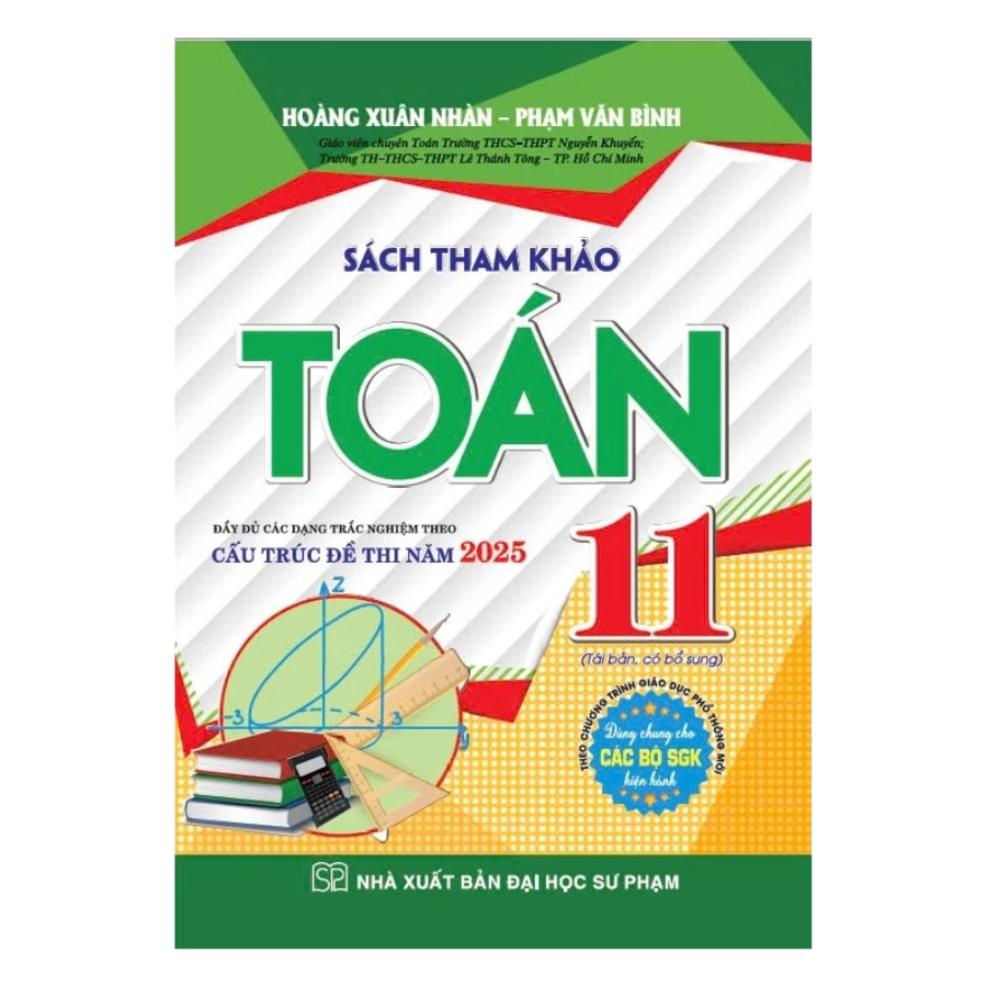 Sách Tham Khảo Toán + Vật Lí + Hóa Học 11 (Dùng Chung Cho Các Bộ SGK Hiện Hành) (Bộ 3 Cuốn) _HA