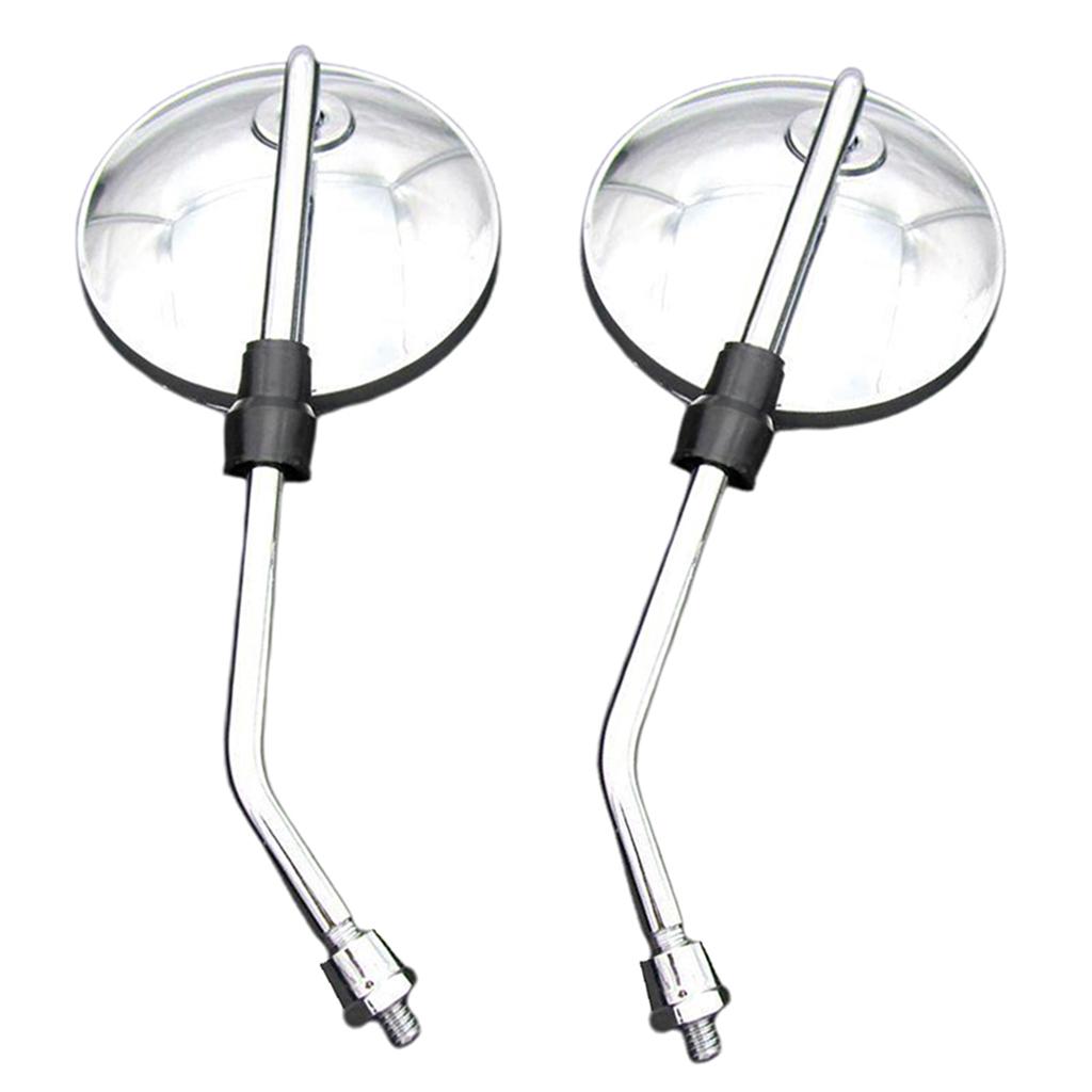 Universal 8mm Motorcycle Rear View Side Mirrors for Mountain Bike Dirt Bike ATV