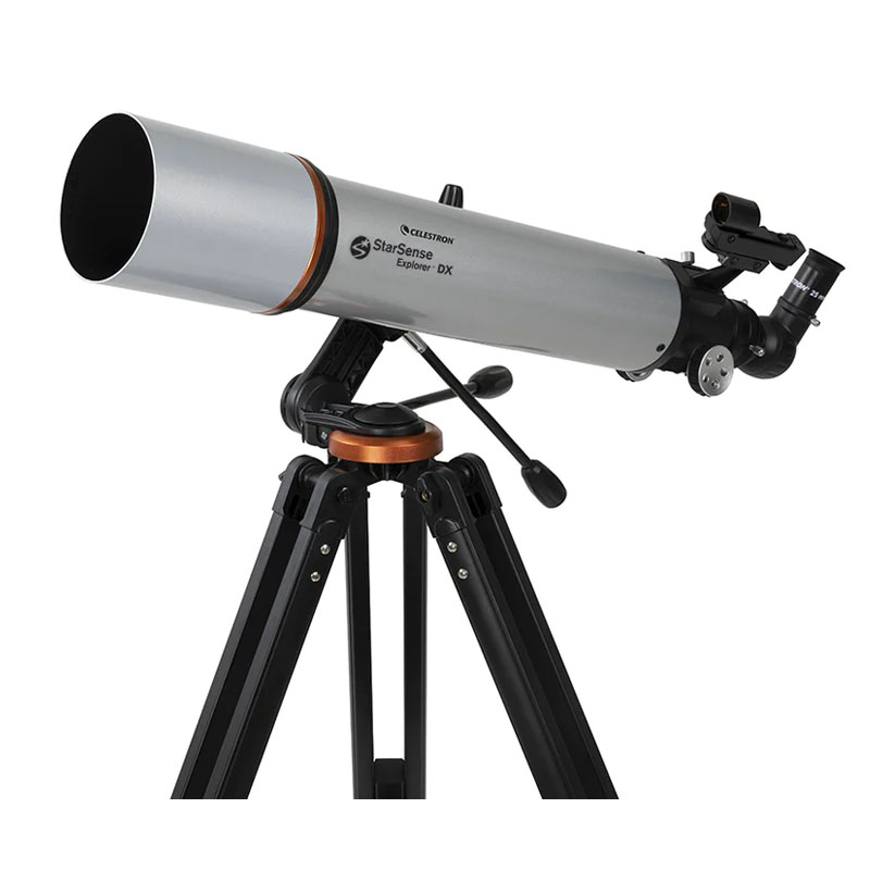 Kính thiên văn Celestron Starsense 102, sử dụng công nghệ định hướng tìm sao dành cho điện thoại thông minh, dòng khúc xạ, quan sát thiên văn và địa văn, các hành tinh Sao Mộc, sao Thổ, sao Kim, tinh vân | Hàng chính hãng