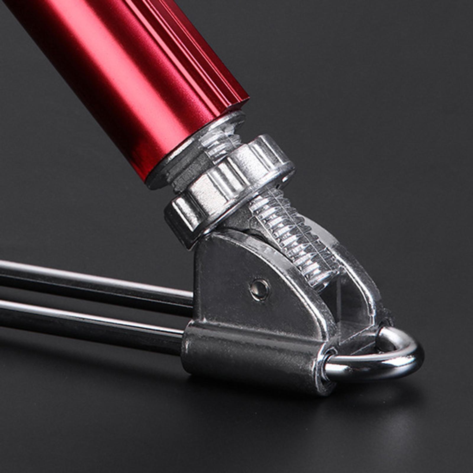 Sturdy Ground Fishing Rod Holder Stand Universal Fishing Pole Red
