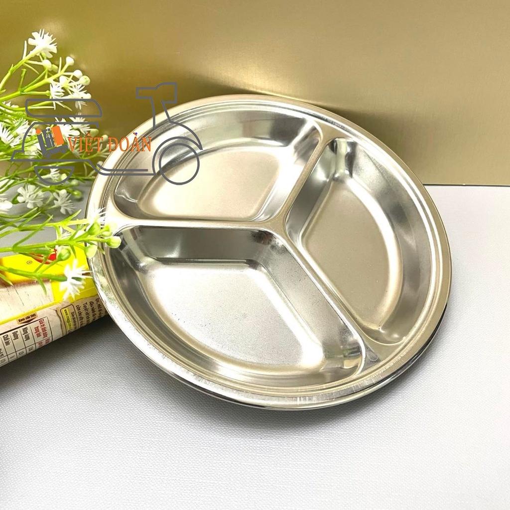 CHÉN NƯỚC CHẤM, DĨA ĐỰNG GIA VỊ - INOX cao cấp, thiết kế 2 NGĂN, 3 NGĂN tiện dụng