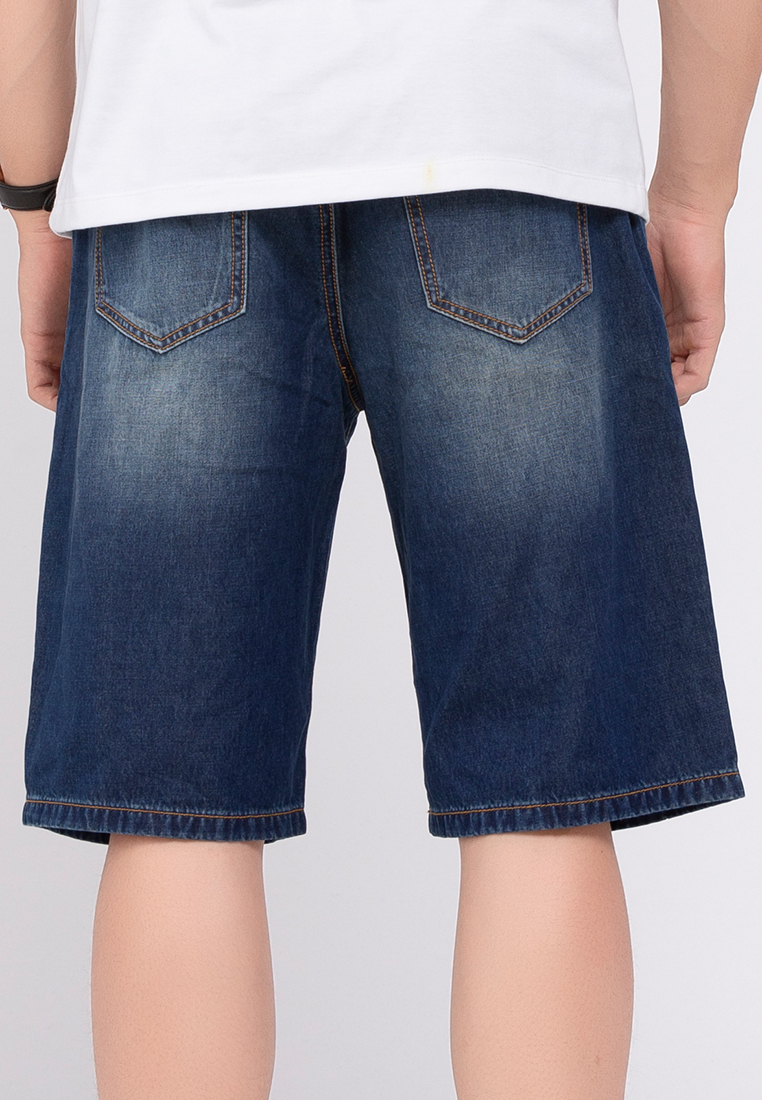 Quần Short Jeans Nam Thời Trang 202 - A91 JEANS - Xanh Đậm