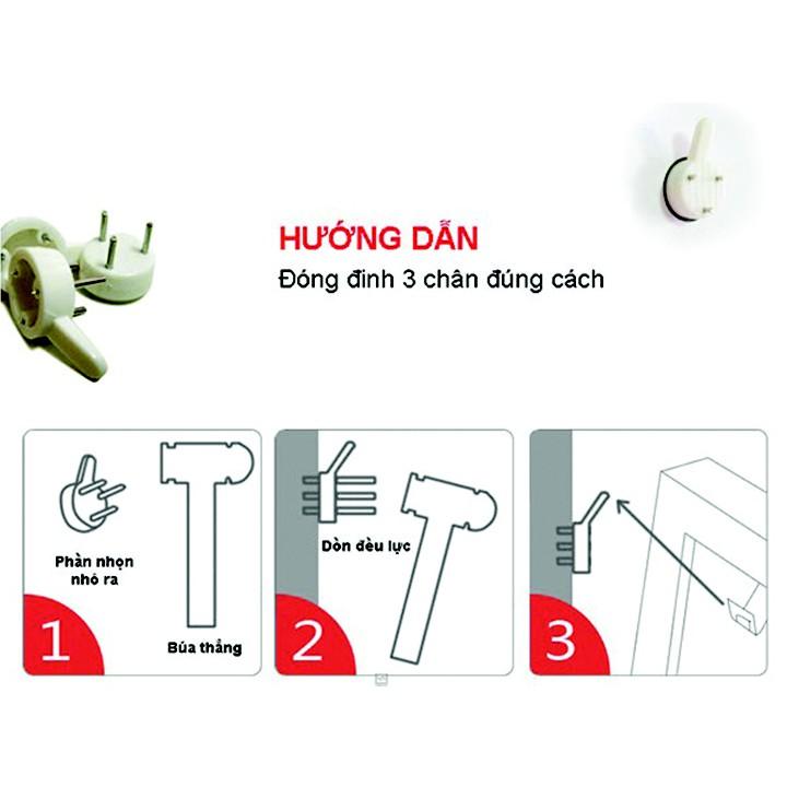 Bộ 3 tranh canvas hoa xanh hiện đại trang trí nhà cửa TCVH93