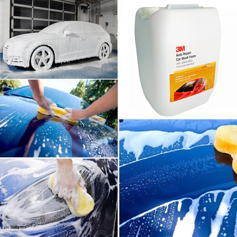 Nước rửa xe bọt tuyết 3M Auto Repair Car Wash Foam chai bán lẻ 1 lít