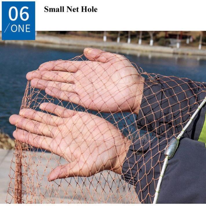 Siêu rẻ- Chài Bắt Cá Dạng Đĩa Rút Thái Lan Chất Liệu Dù Và Cước