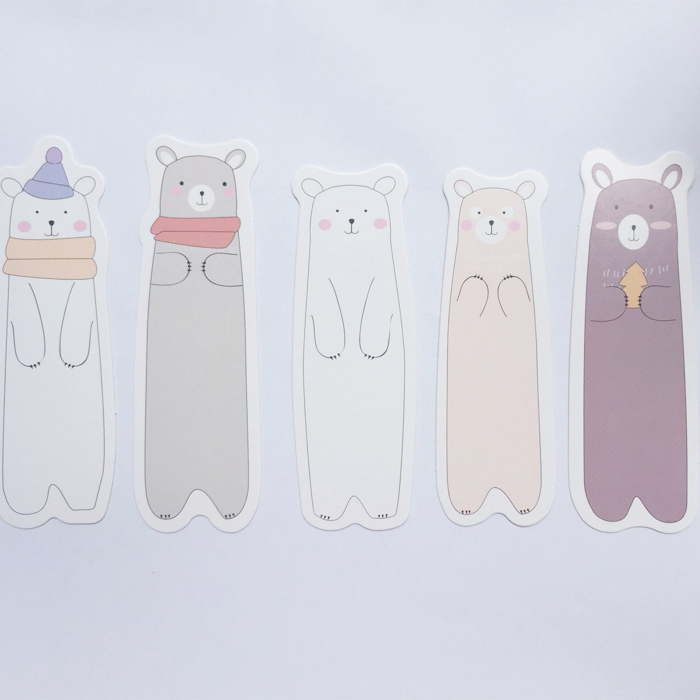 Bộ 30 Đánh Dấu Sách Bookmark Thú Cưng Siêu Cute ( Tặng Kèm Bookmark Nam Châm)