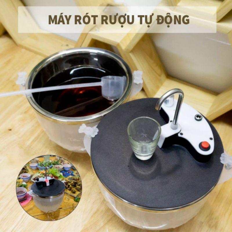 Bình Rót Rư.ợu Cảm Ứng Tự Động Thông Minh   Máy Rót Rư.ợu Cảm Ứng Thông Minh 1.5L Có Ngăn Làm Mát - Hàng nhập khẩu