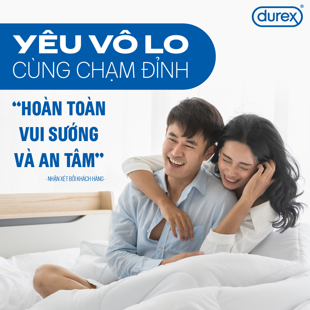 Combo 3 bao cao su Durex Pleasuremax gân gai tăng khoái cảm (size 56mm, 3 bao/hộp)